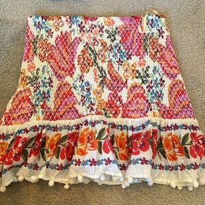 Farm Rio ruffle skirt